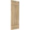 Ekena Millwork Americraft 5-Board, 2 Batten Exterior Real Wood Joined Board-n-Batten Shutters, ARW101BB518X77UNH, PR ARW101BB518X77UNH - alternate 2